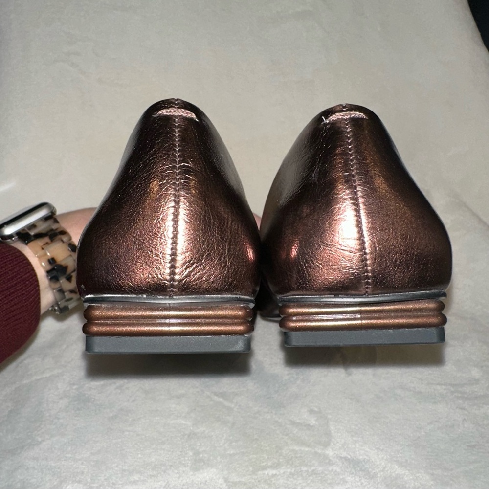 Franco Sarto Tiari Slip On loafer size 9 metallic - Picture 4 of 14